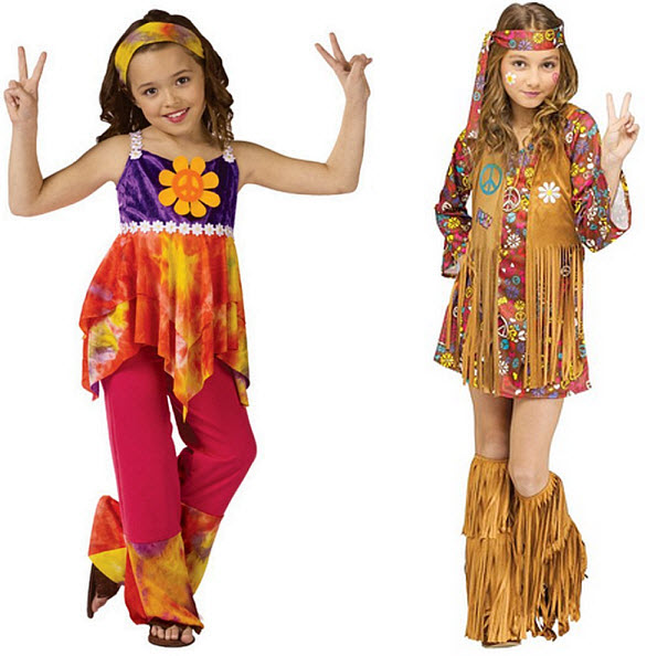 Hippie Halloween costumes for girls - 2