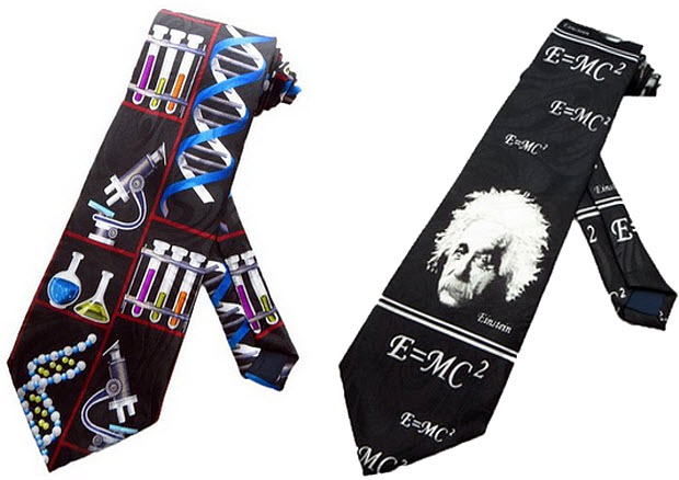 Science neckties - b