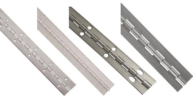 Stainless steel continuous hinge