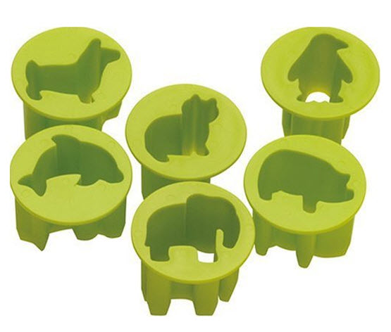 Vegetable cookie cutters for kids