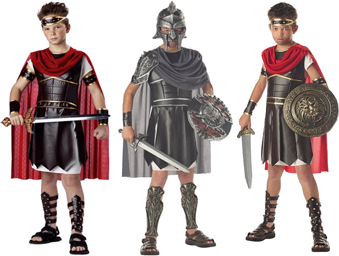 kids roman gladiator Halloween costume
