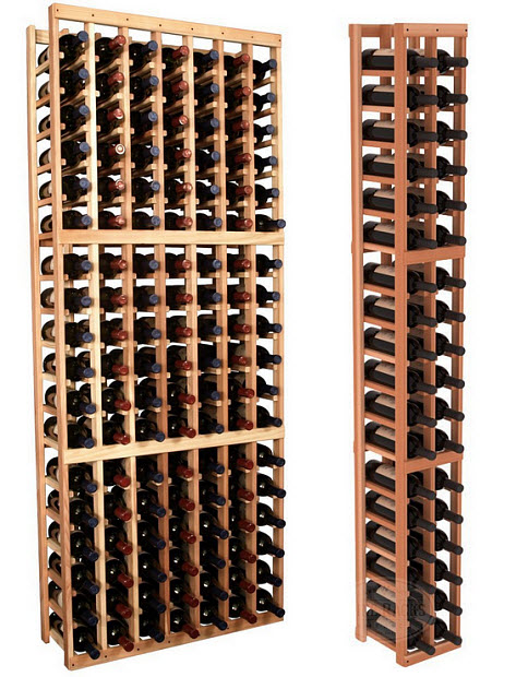 Wooden wine rack kit